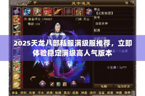2025天龙八部私服满级服推荐，立即体验稳定满级高人气版本