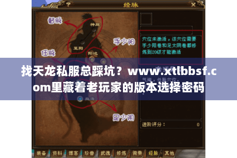 找天龙私服总踩坑？www.xtlbbsf.com里藏着老玩家的版本选择密码