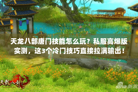 天龙八部唐门技能怎么玩？私服高爆版实测，这3个冷门技巧直接拉满输出！