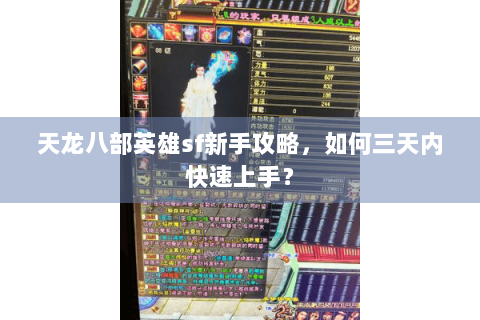 天龙八部英雄sf新手攻略,如何三天内快速上手? 天龙八部英雄sf新手攻略,如何三天内快速上手?
