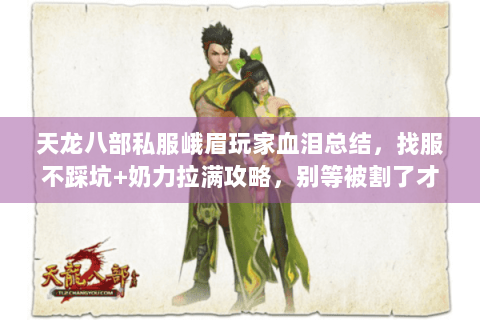 天龙八部私服峨眉玩家血泪总结，找服不踩坑+奶力拉满攻略，别等被割了才醒！