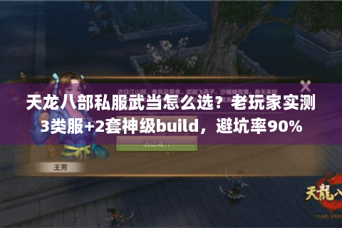 天龙八部私服武当怎么选？老玩家实测3类服+2套神级build，避坑率90%