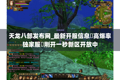 天龙八部发布网_最新开服信息▷高爆率独家服◁刚开一秒新区开放中