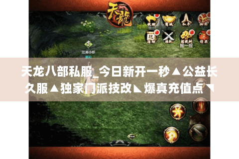 天龙八部私服_今日新开一秒▲公益长久服▲独家门派技改◣爆真充值点◥