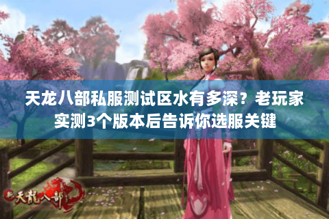 天龙八部私服测试区水有多深？老玩家实测3个版本后告诉你选服关键
