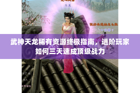 武神天龙稀有资源终极指南,进阶玩家如何三天速成顶级战力 武神天龙稀有资源终极指南,进阶玩家如何三天速成顶级战力