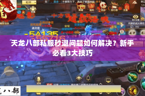 天龙八部私服秒退问题如何解决？新手必看3大技巧