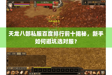 天龙八部私服百度排行前十揭秘,新手如何避坑选对服? 天龙八部私服百度排行前十揭秘,新手如何避坑选对服?