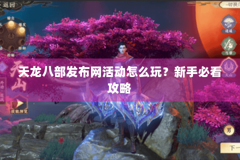 天龙八部发布网活动怎么玩？新手必看攻略