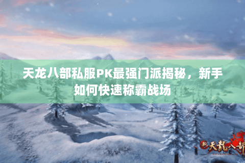 天龙八部私服PK最强门派揭秘,新手如何快速称霸战场 天龙八部私服PK最强门派揭秘,新手如何快速称霸战场