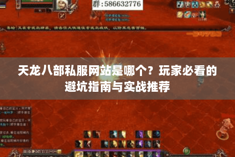 天龙八部私服网站是哪个?玩家必看的避坑指南与实战推荐 天龙八部私服网站是哪个?玩家必看的避坑指南与实战推荐
