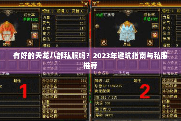 有好的天龙八部私服吗?2023年避坑指南与私服推荐 有好的天龙八部私服吗?2023年避坑指南与私服推荐