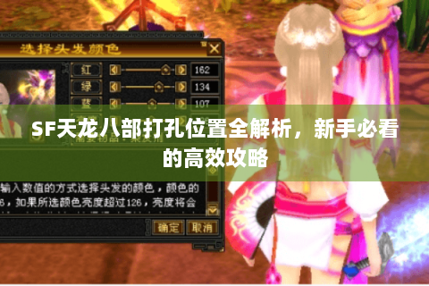 SF天龙八部打孔位置全解析,新手必看的高效攻略 SF天龙八部打孔位置全解析,新手必看的高效攻略