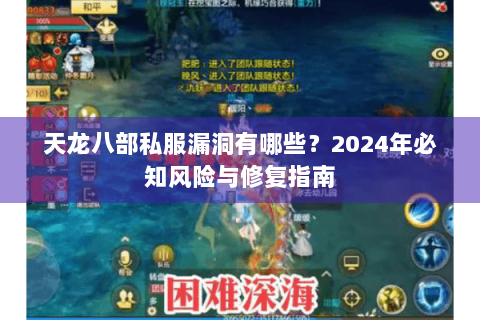 天龙八部私服漏洞有哪些？2024年必知风险与修复指南