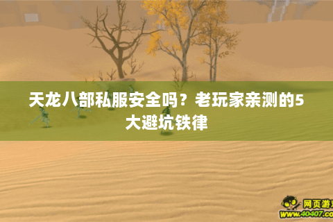 天龙八部私服安全吗？老玩家亲测的5大避坑铁律