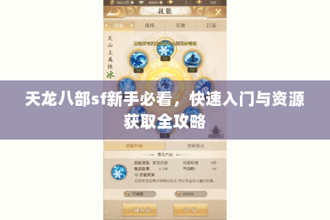 天龙八部sf新手必看,快速入门与资源获取全攻略 天龙八部sf新手必看,快速入门与资源获取全攻略
