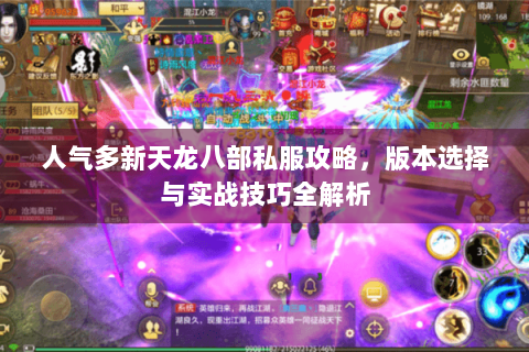 人气多新天龙八部私服攻略,版本选择与实战技巧全解析 人气多新天龙八部私服攻略,版本选择与实战技巧全解析
