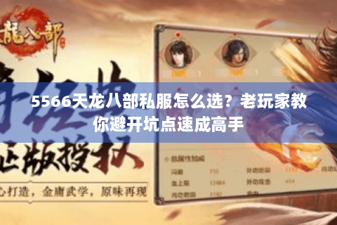 5566天龙八部私服怎么选？老玩家教你避开坑点速成高手