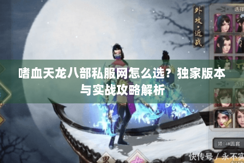 嗜血天龙八部私服网怎么选?独家版本与实战攻略解析 嗜血天龙八部私服网怎么选?独家版本与实战攻略解析