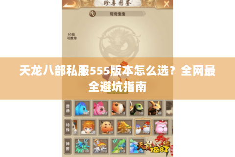 天龙八部私服555版本怎么选?全网最全避坑指南 天龙八部私服555版本怎么选?全网最全避坑指南