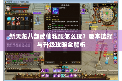 新天龙八部武仙私服怎么玩？版本选择与升级攻略全解析