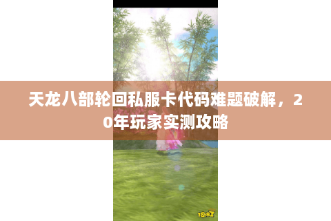天龙八部轮回私服卡代码难题破解，20年玩家实测攻略