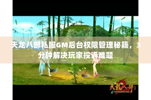 天龙八部私服GM后台权限管理秘籍，3分钟解决玩家投诉难题