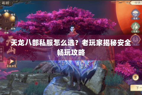 天龙八部私服怎么选？老玩家揭秘安全畅玩攻略