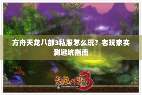 方舟天龙八部3私服怎么玩？老玩家实测避坑指南