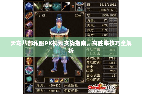 天龙八部私服PK视频实战指南,高胜率技巧全解析 天龙八部私服PK视频实战指南,高胜率技巧全解析