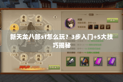 新天龙八部sf怎么玩?3步入门+5大技巧揭秘 新天龙八部sf怎么玩?3步入门+5大技巧揭秘