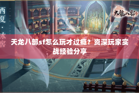 天龙八部sf怎么玩才过瘾？资深玩家实战经验分享